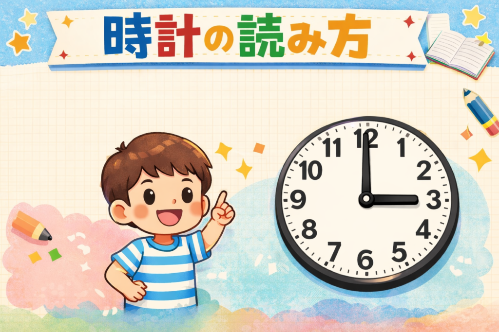小学生 時計 読み方 教え方